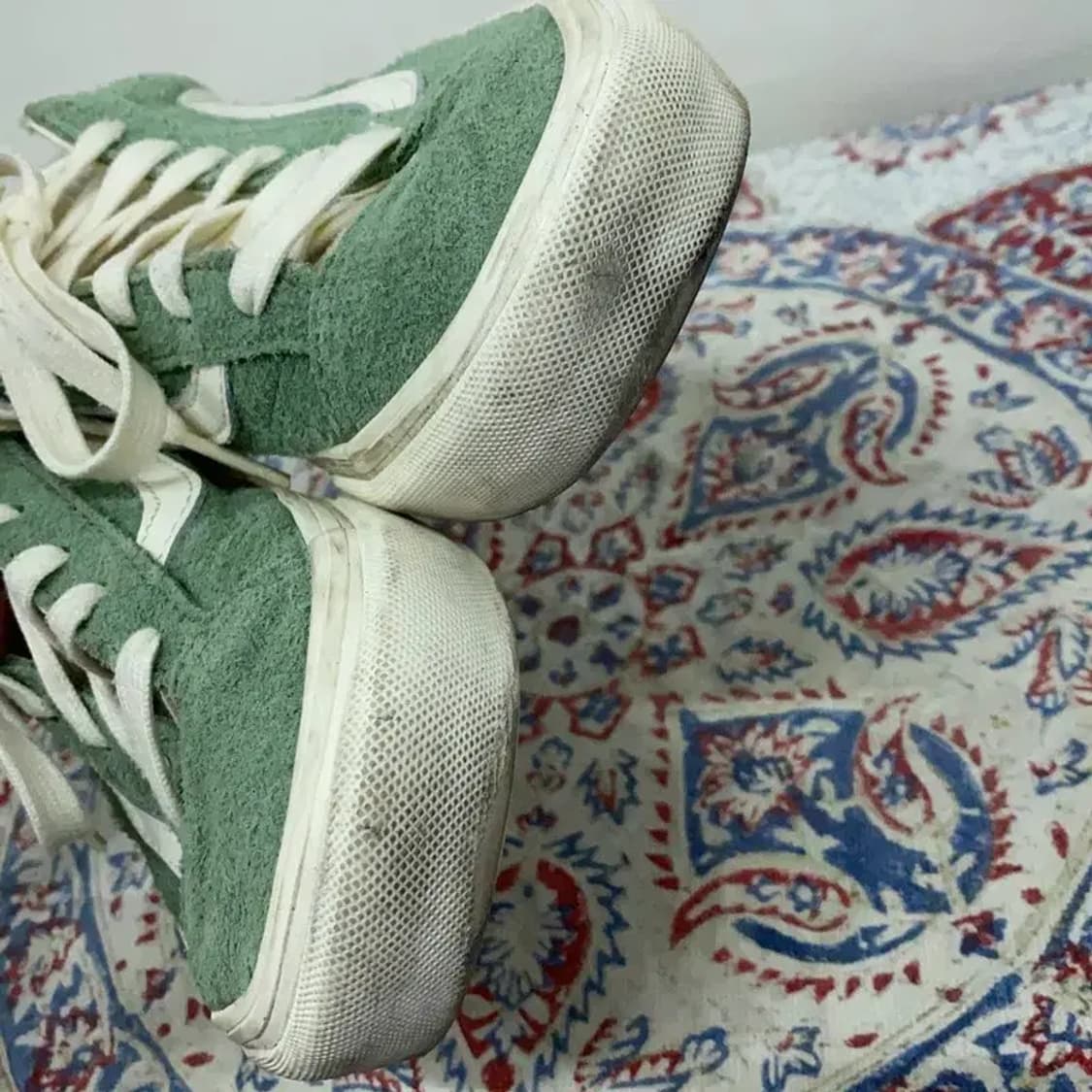 반스 올드스쿨 스웨이드 그린 스니커즈 240 E00077 상품이미지6