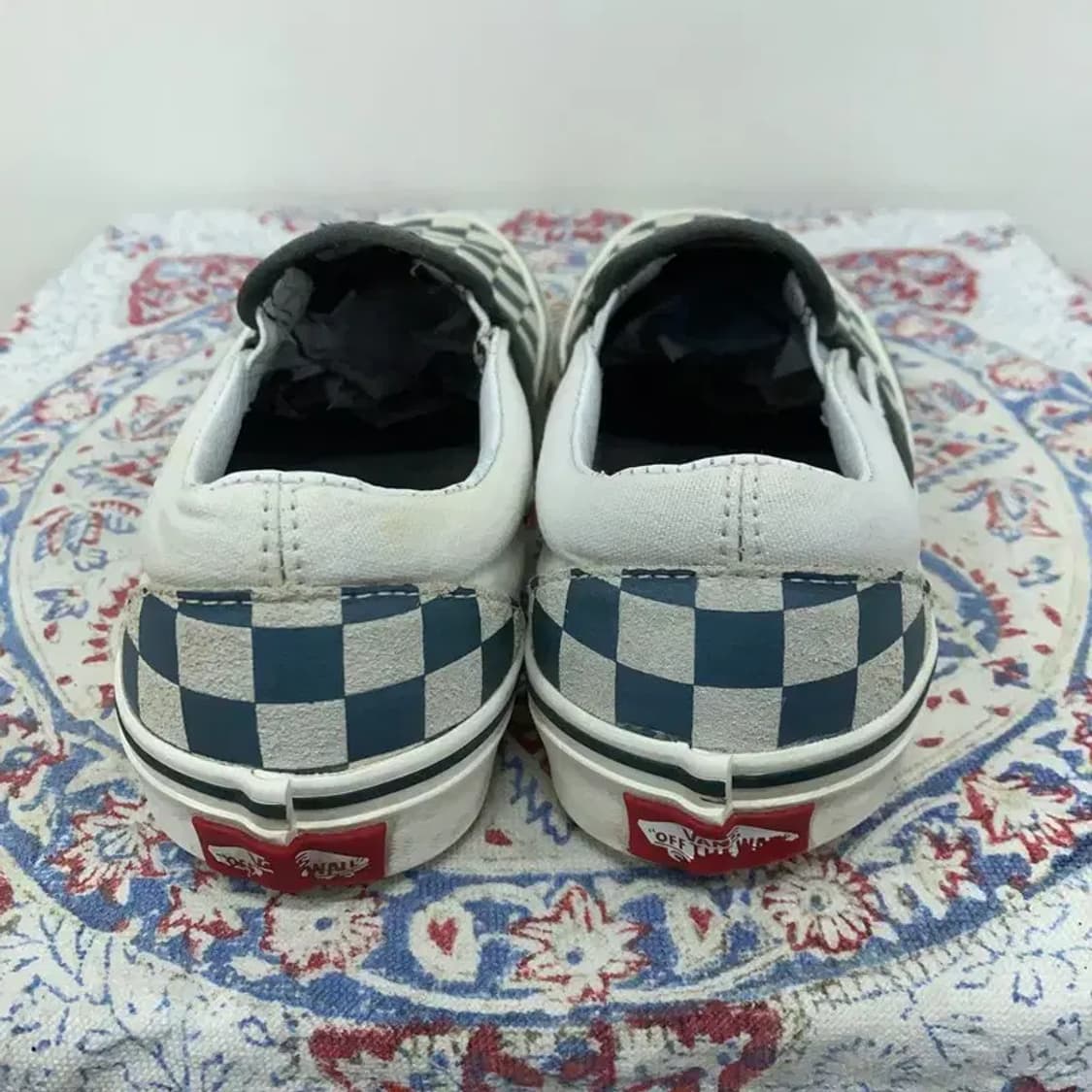 반스 체커보드 슬립온 신발 235 E00079 상품이미지2