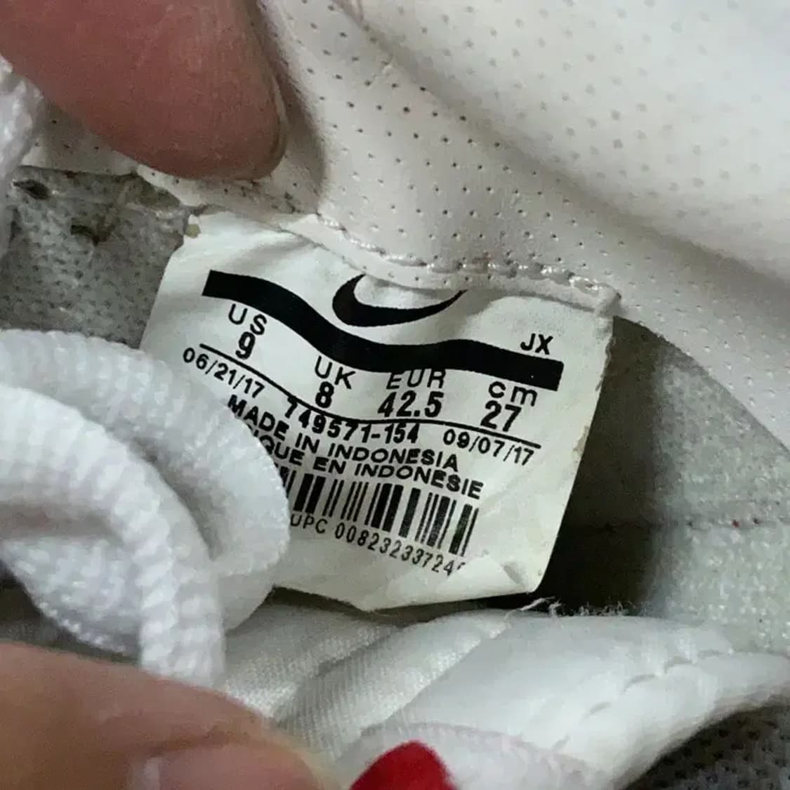 나이키 코르테즈 빨파 스니커즈 270 E00085 상품이미지5