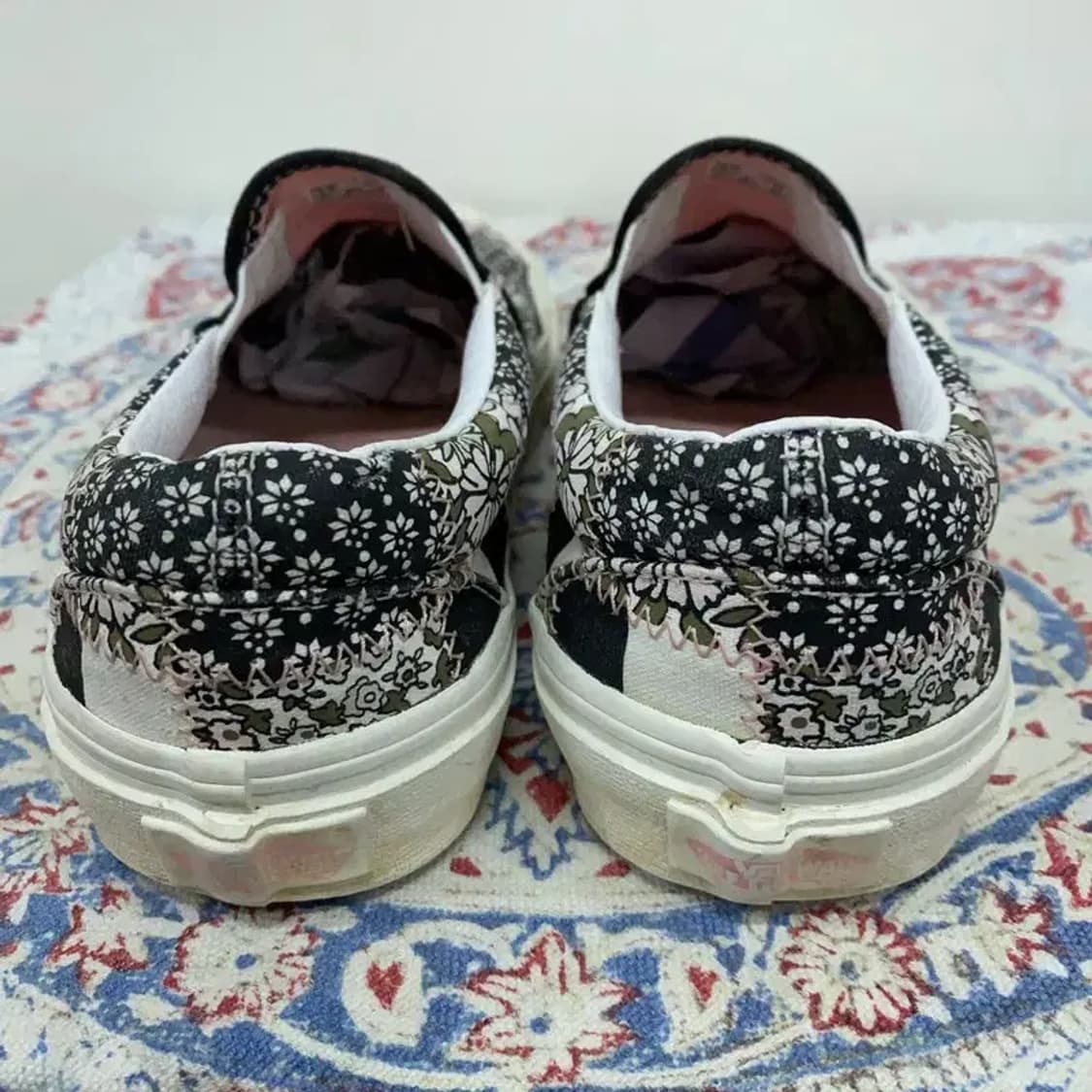 반스 체커보드 페이즐리 슬립온 235 E00093 상품이미지2