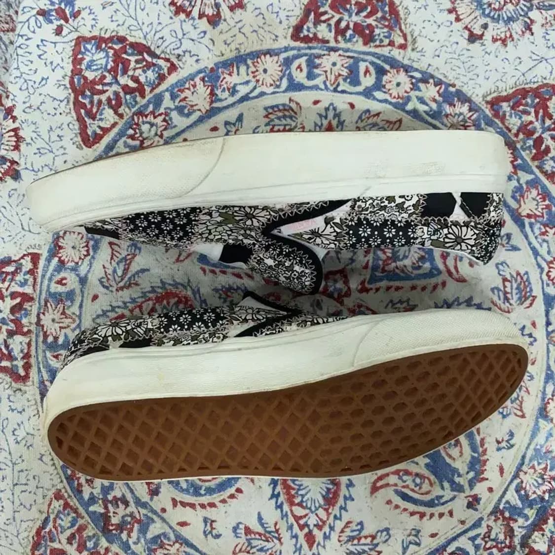 반스 체커보드 페이즐리 슬립온 235 E00093 상품이미지3