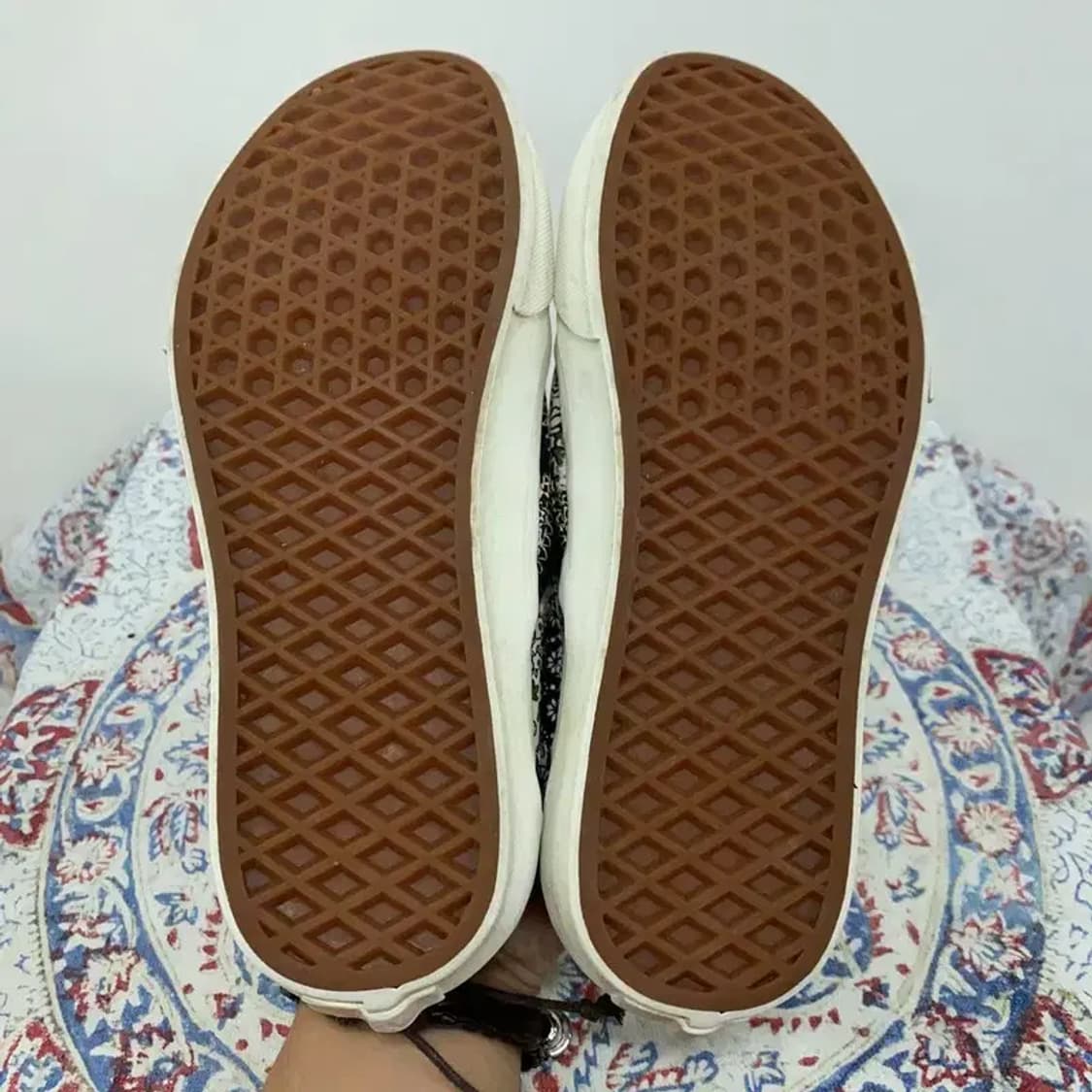 반스 체커보드 페이즐리 슬립온 235 E00093 상품이미지4