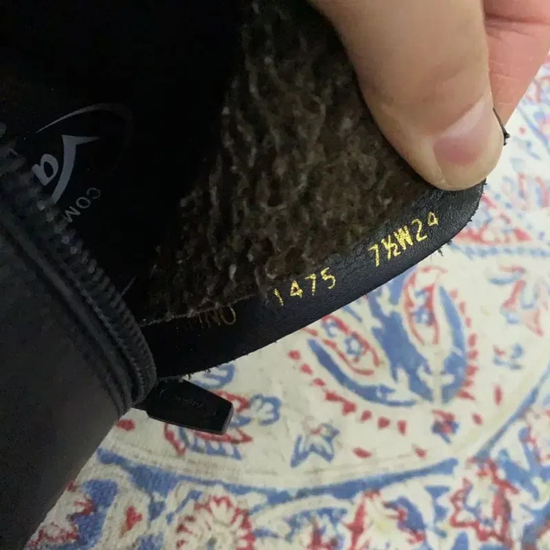 바이네르 털 로퍼 부츠 7.5 E00110 상품이미지6