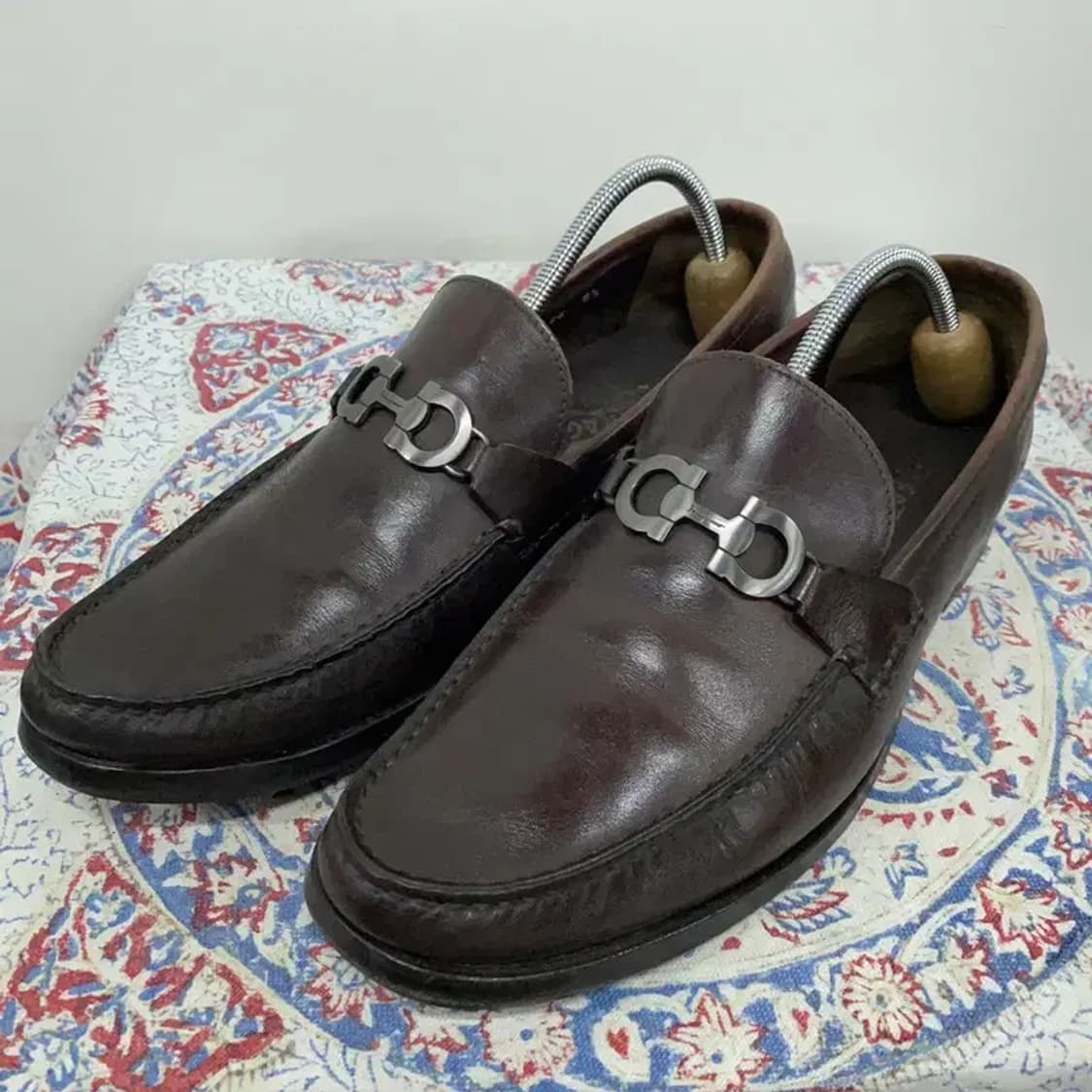 살바토레페레가모 스트랩 남성 정장구두 로퍼 8.5 E00100 상품이미지1