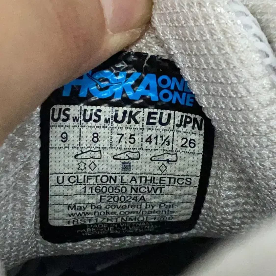 호카 클리프톤 L 스니커즈 운동화 260 E00101 상품이미지5