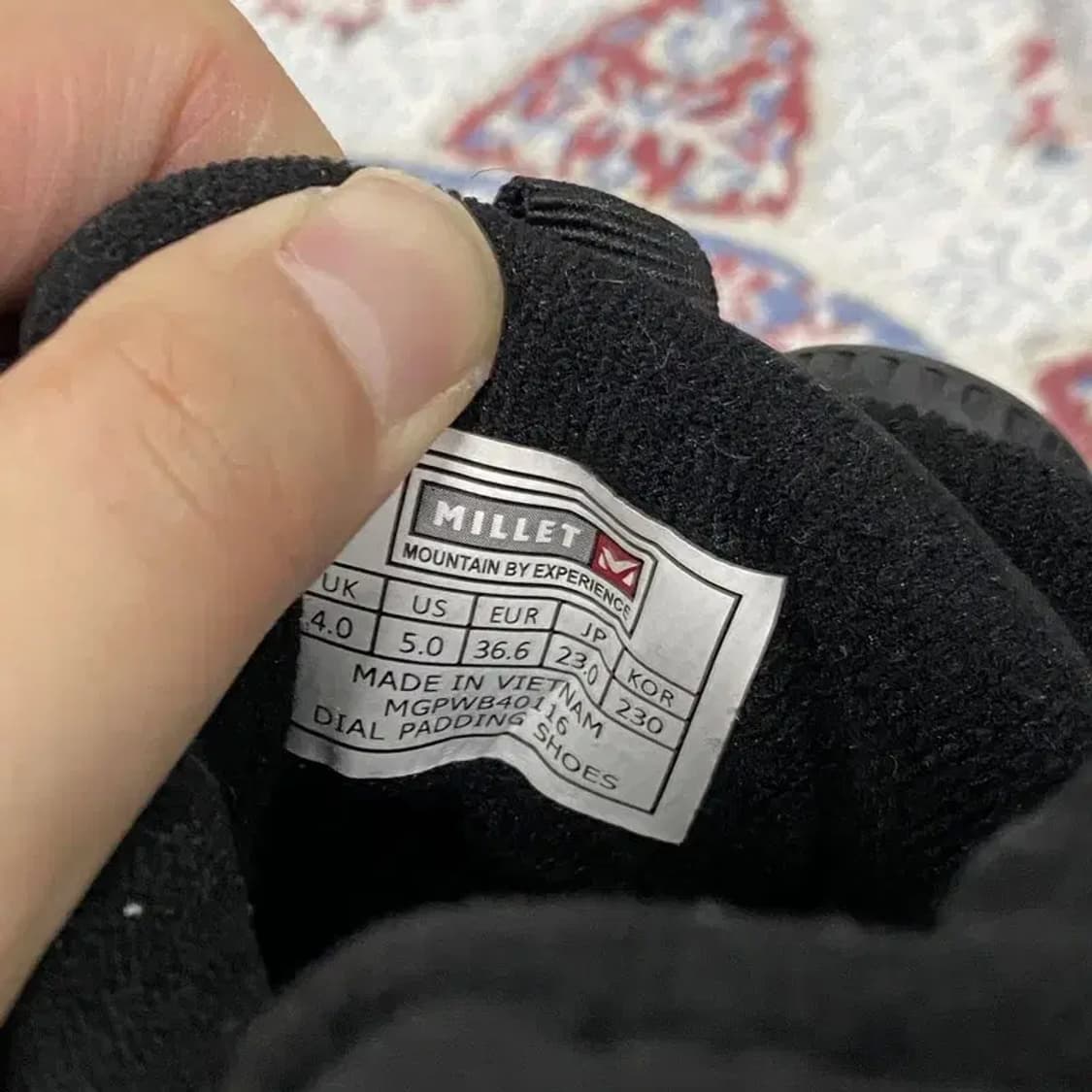 밀레 아웃도어 다이얼 트레킹화 등산화 230 E00122 상품이미지5