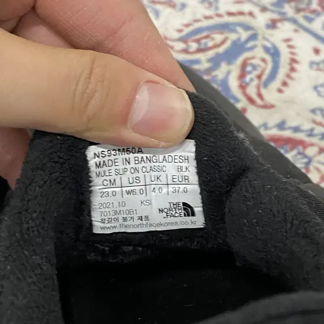 노스페이스 방한 슬립온 230 E00127 상품이미지5