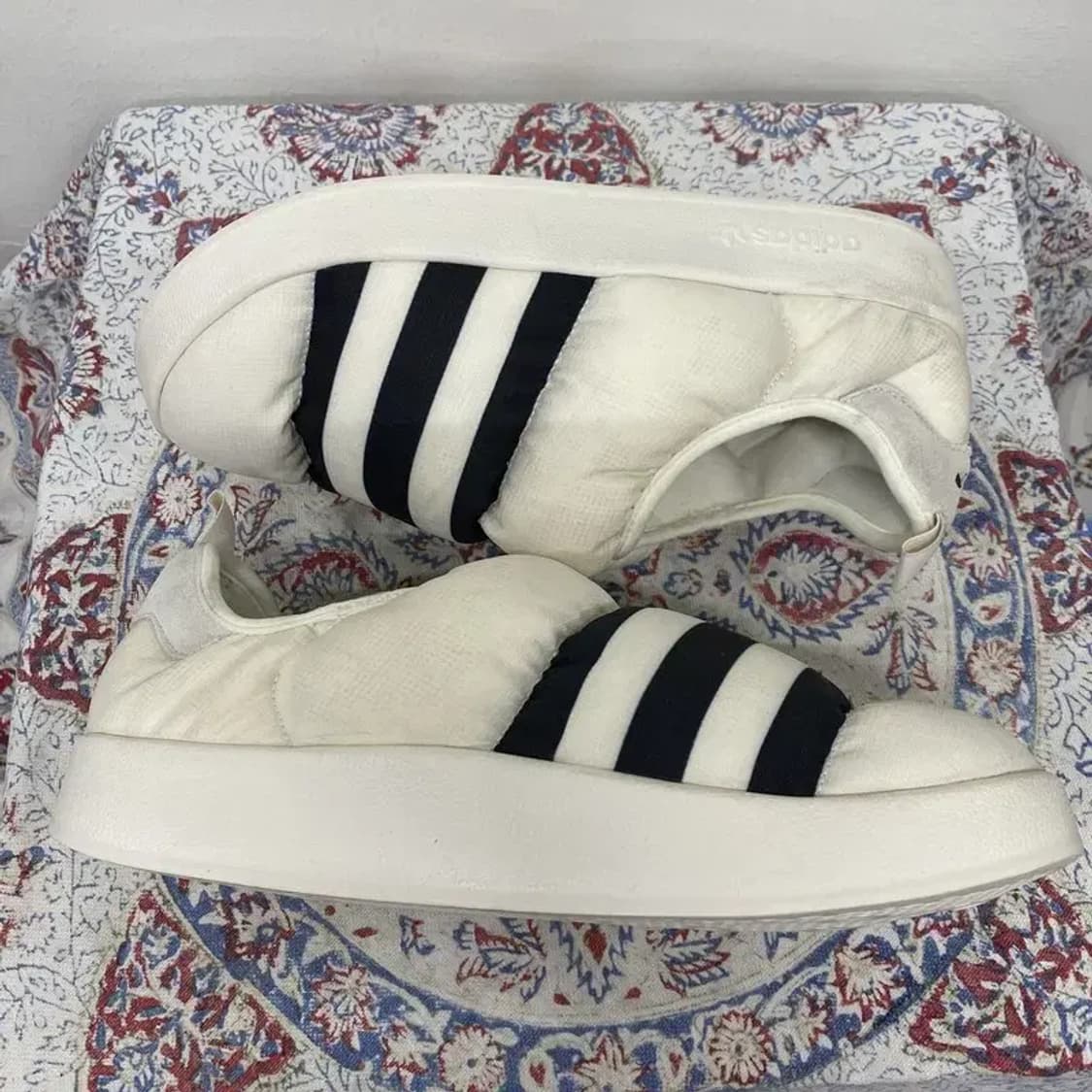 아디다스 퍼피렛 오프 화이트 겨울 신발 265 E00128 상품이미지3