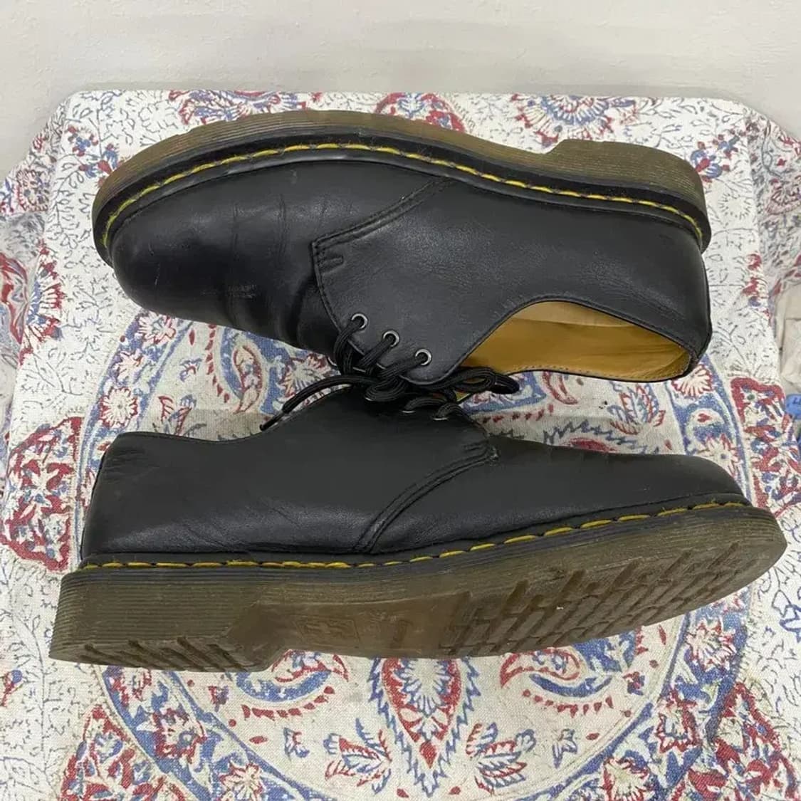 닥터마틴 3홀 블랙 AW004 더비슈즈 구두 UK7 E00132 상품이미지3