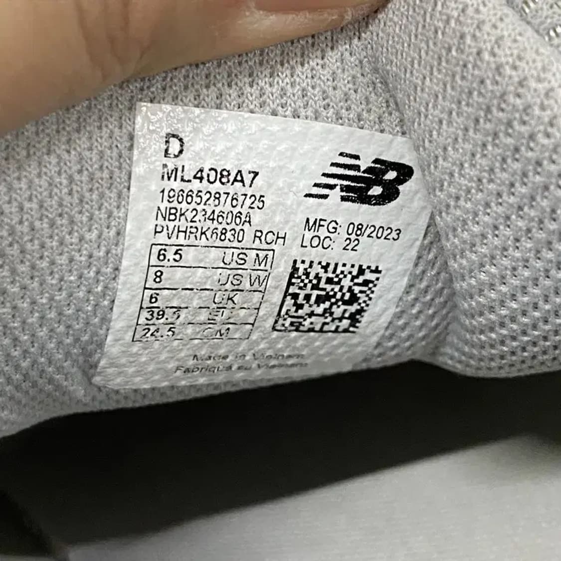 뉴발란스 408 그레이 운동화 245 E00133 상품이미지5