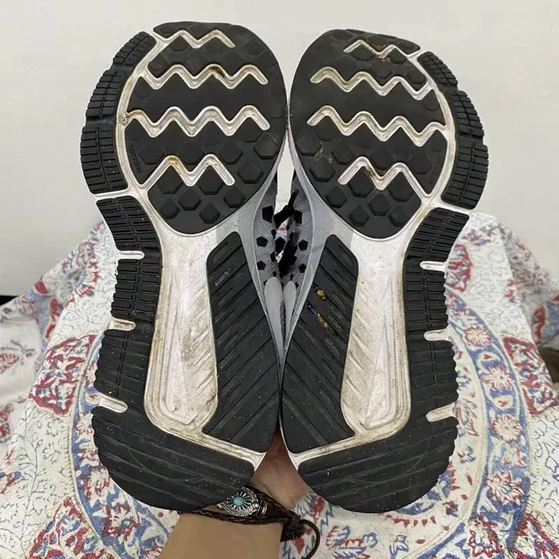 나이키 에어 줌 스팬 W 블랙 화이트 운동화 245 E00138 상품이미지4