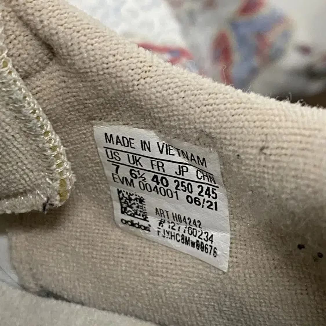 아디다스 오즈위고 크림 화이트 운동화 250 E00141 상품이미지5