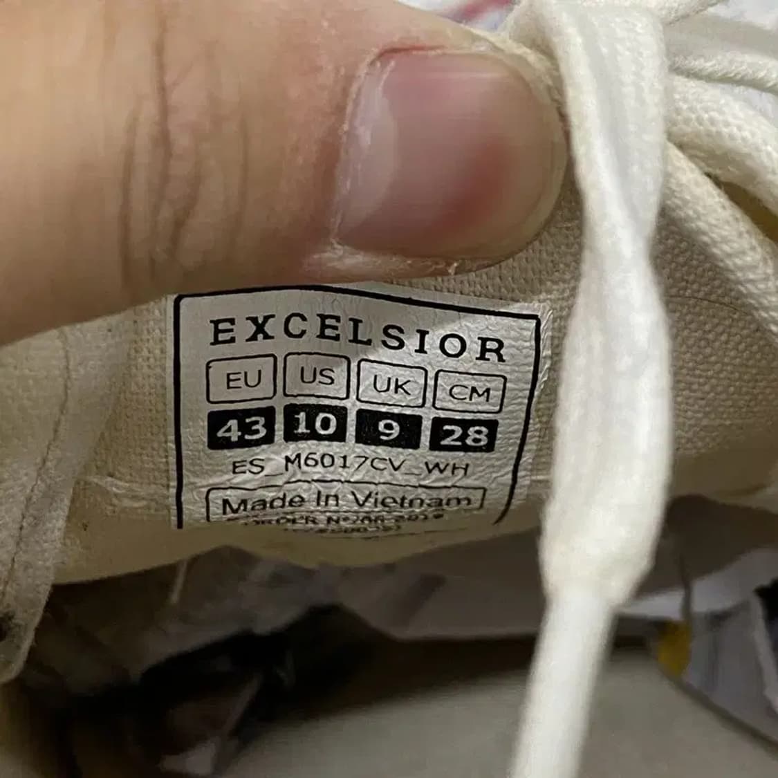 엑셀시오르 볼트로우 화이트 스니커즈 280 E00155 상품이미지5