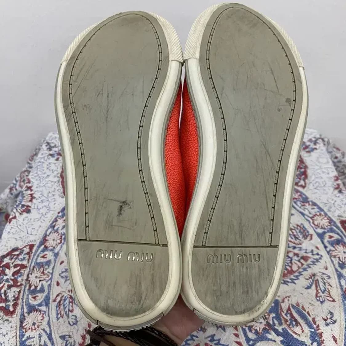미우미우 클리터 로우탑 여성 스니커즈 35.5 E00156 상품이미지4