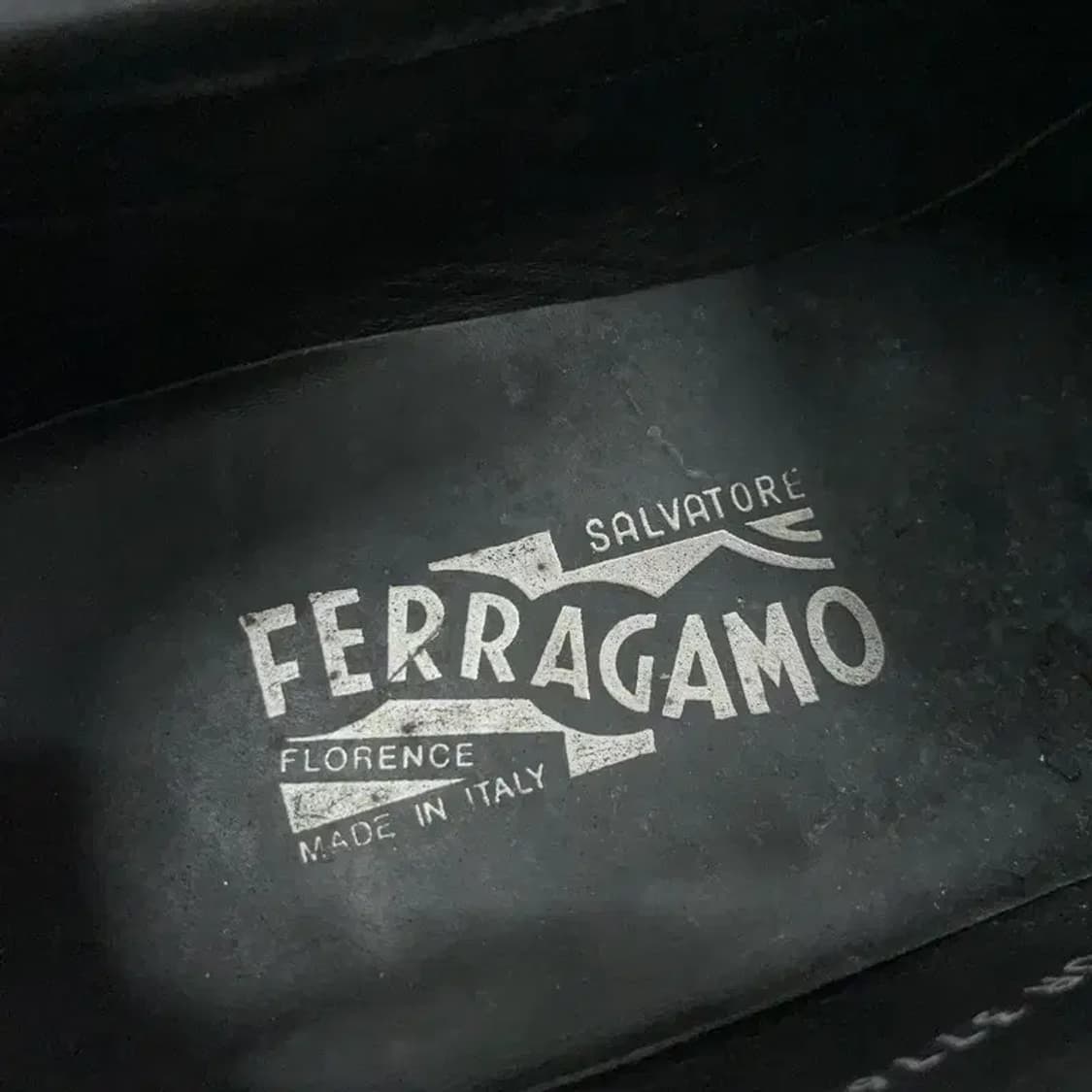 살바토레페레가모 블랙 로퍼 남자 구두 8.5 E00161 상품이미지5