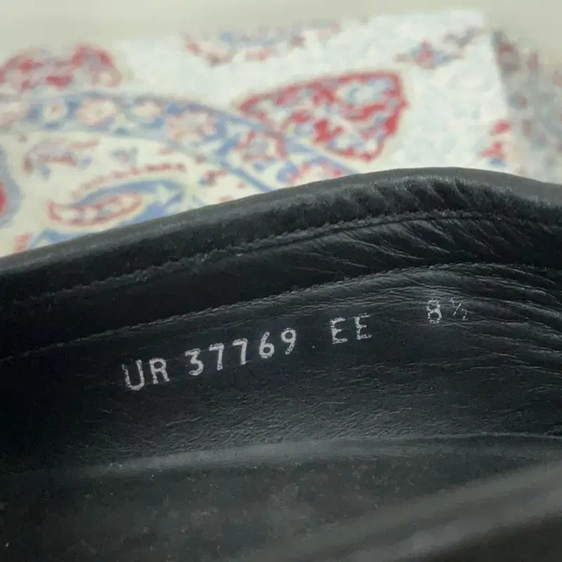 살바토레페레가모 블랙 로퍼 남자 구두 8.5 E00161 상품이미지6