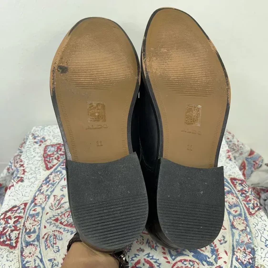 ALDO 알도 블랙 로퍼 남자 구두 UK10 E00163 상품이미지4