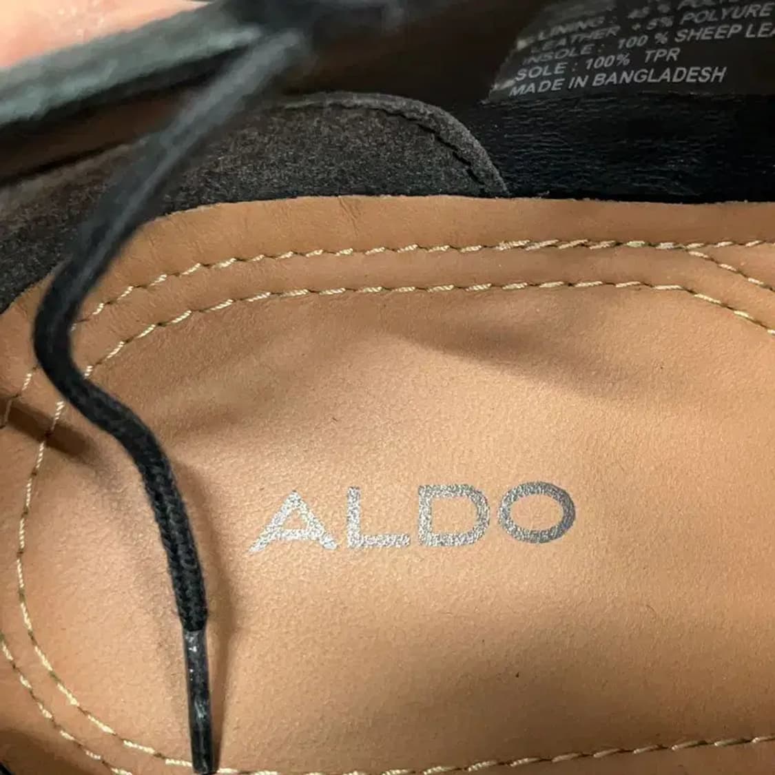 ALDO 알도 블랙 로퍼 남자 구두 UK10 E00163 상품이미지6