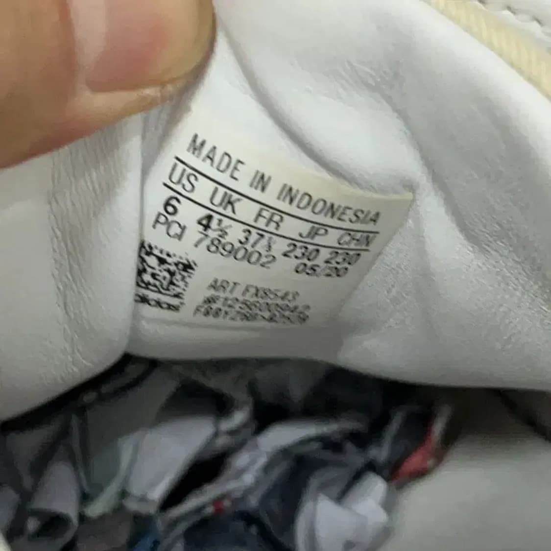 아디다스 슈퍼스타 트레포일 화이트 스니커즈 230 E00170 상품이미지5