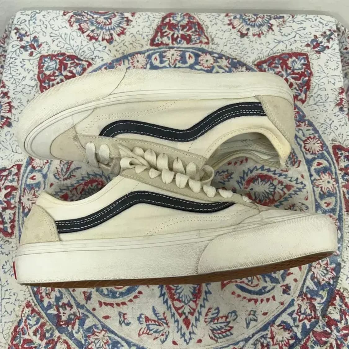반스 올드스쿨 아이보리 스니커즈 신발 245 E00174 상품이미지3