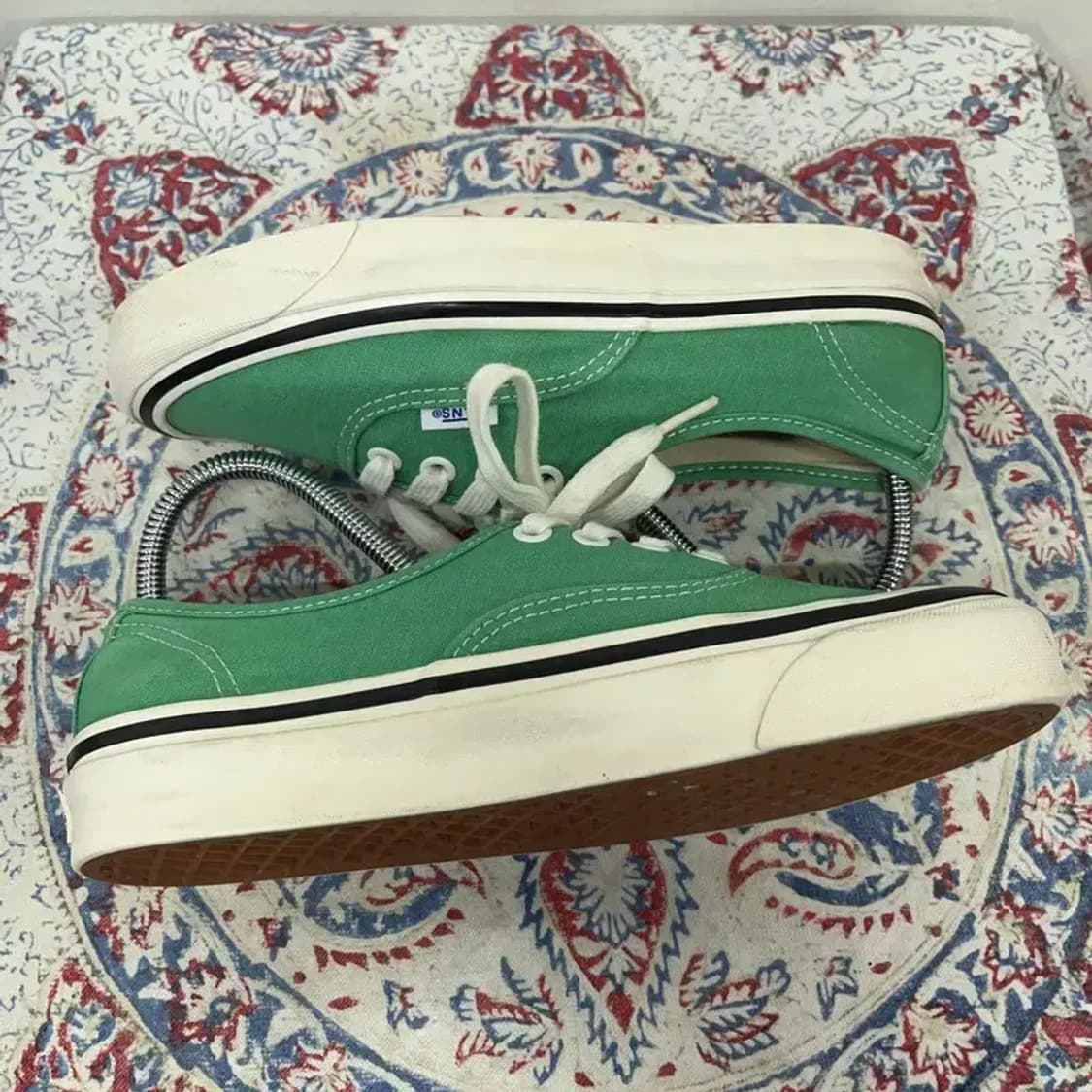 반스 그린 어센틱 스니커즈 230 E00186 상품이미지3