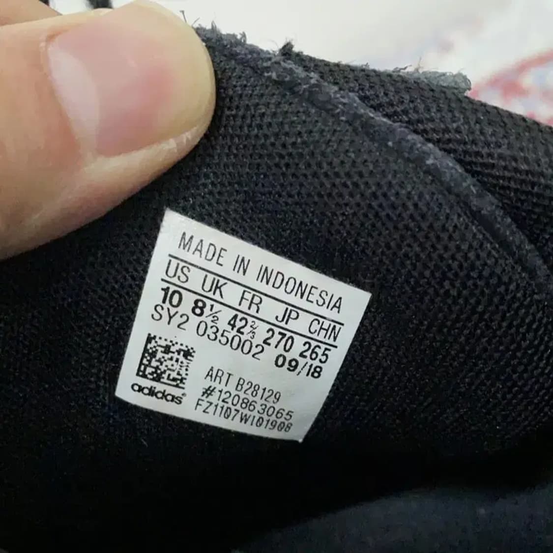 아디다스 팔콘 블랙 스니커즈 운동화 270 E00191 상품이미지5