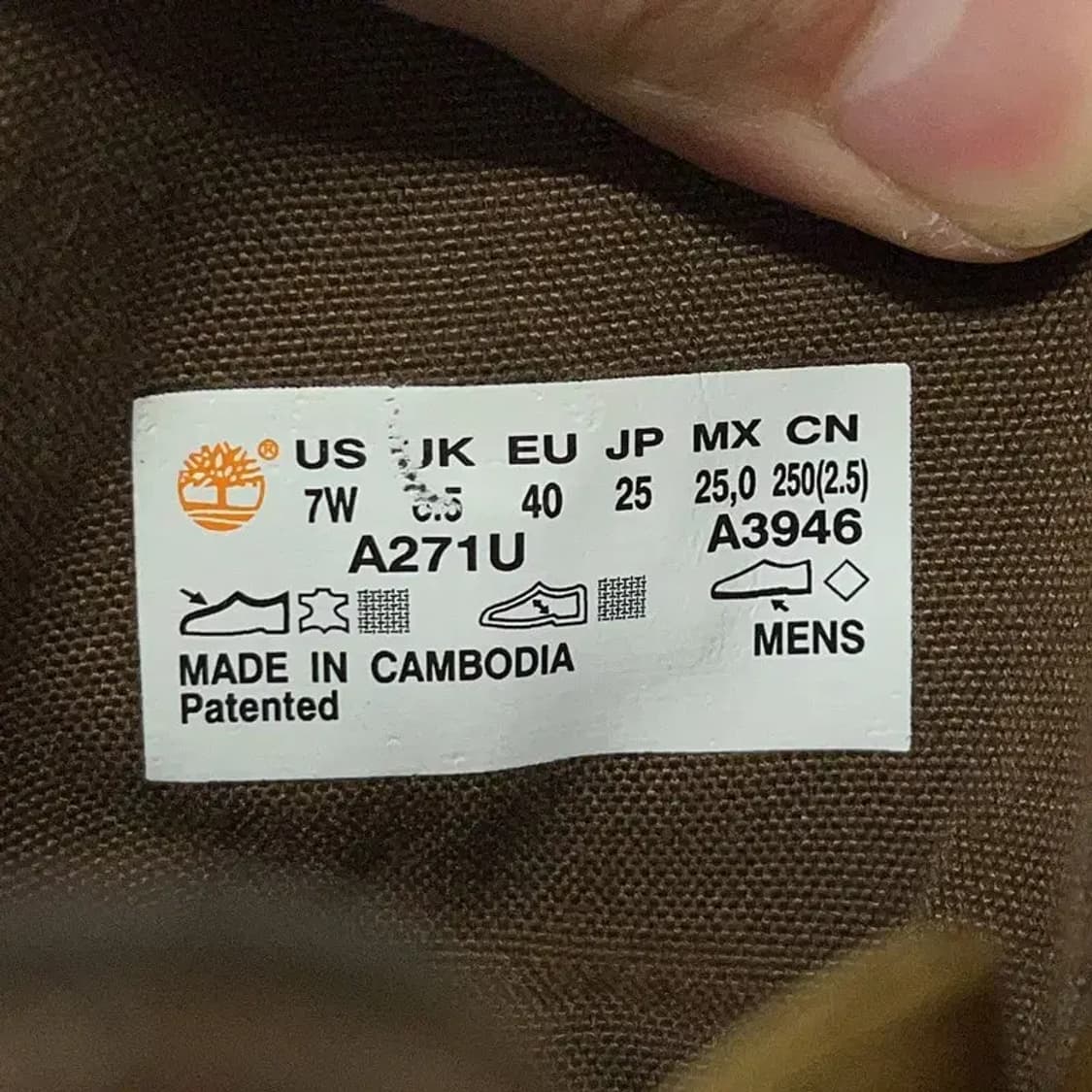 팀버랜드 빈티지 휘트 누벅 부츠 250 E00226 상품이미지5