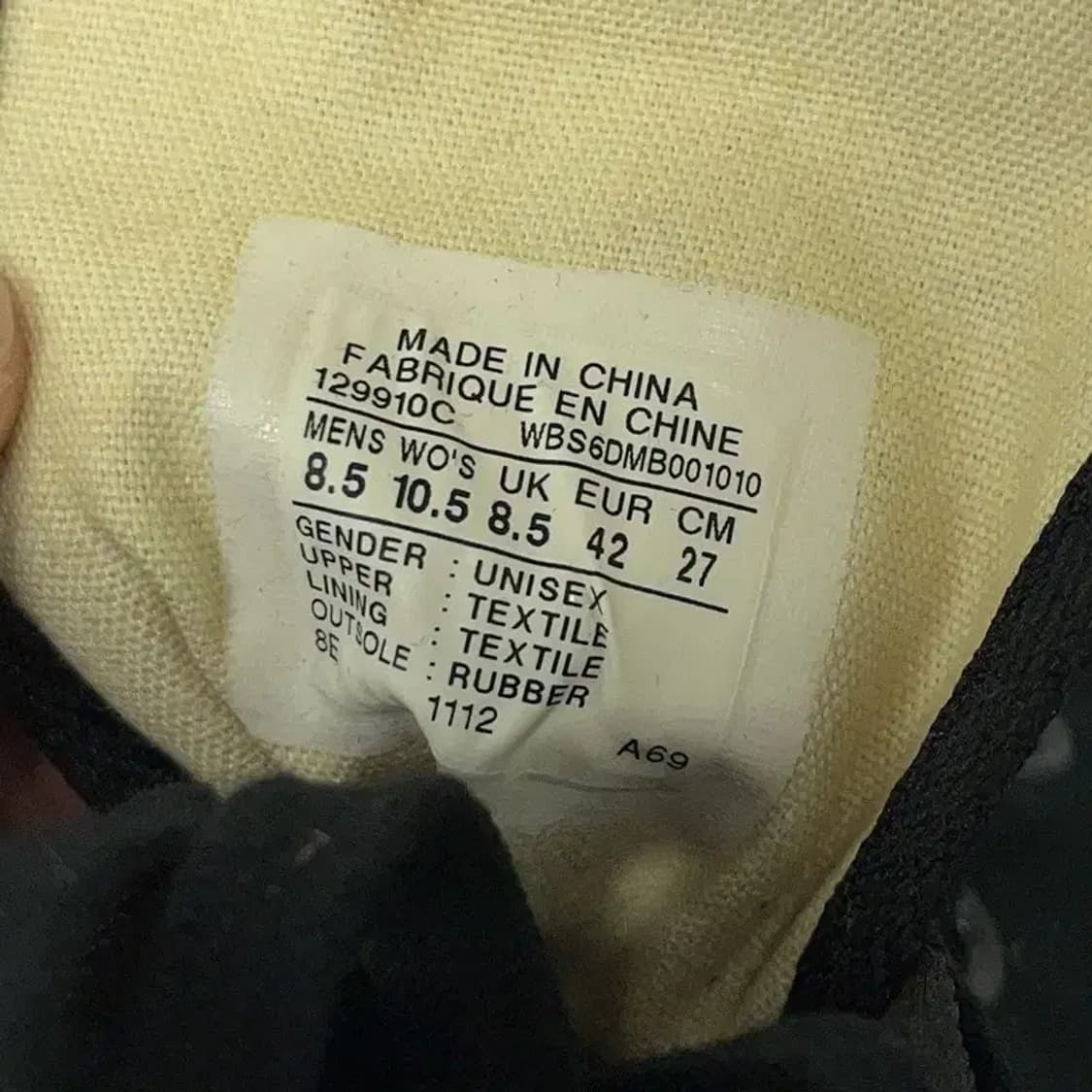 컨버스 올스타 유니섹스 빈티지 스니커즈 운동화 270 E00227 상품이미지5