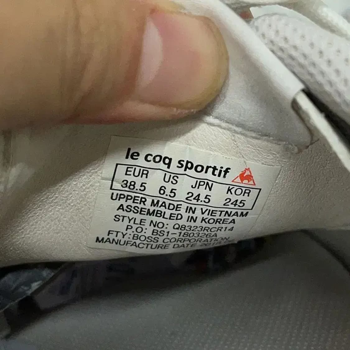 르꼬끄 타이니 스니커즈 운동화 245 E00234 상품이미지5