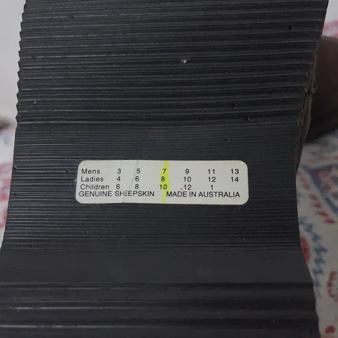 호주 어그 뮬 슬리퍼 다크브라운 털신발 MEN 7 E00258 상품이미지5