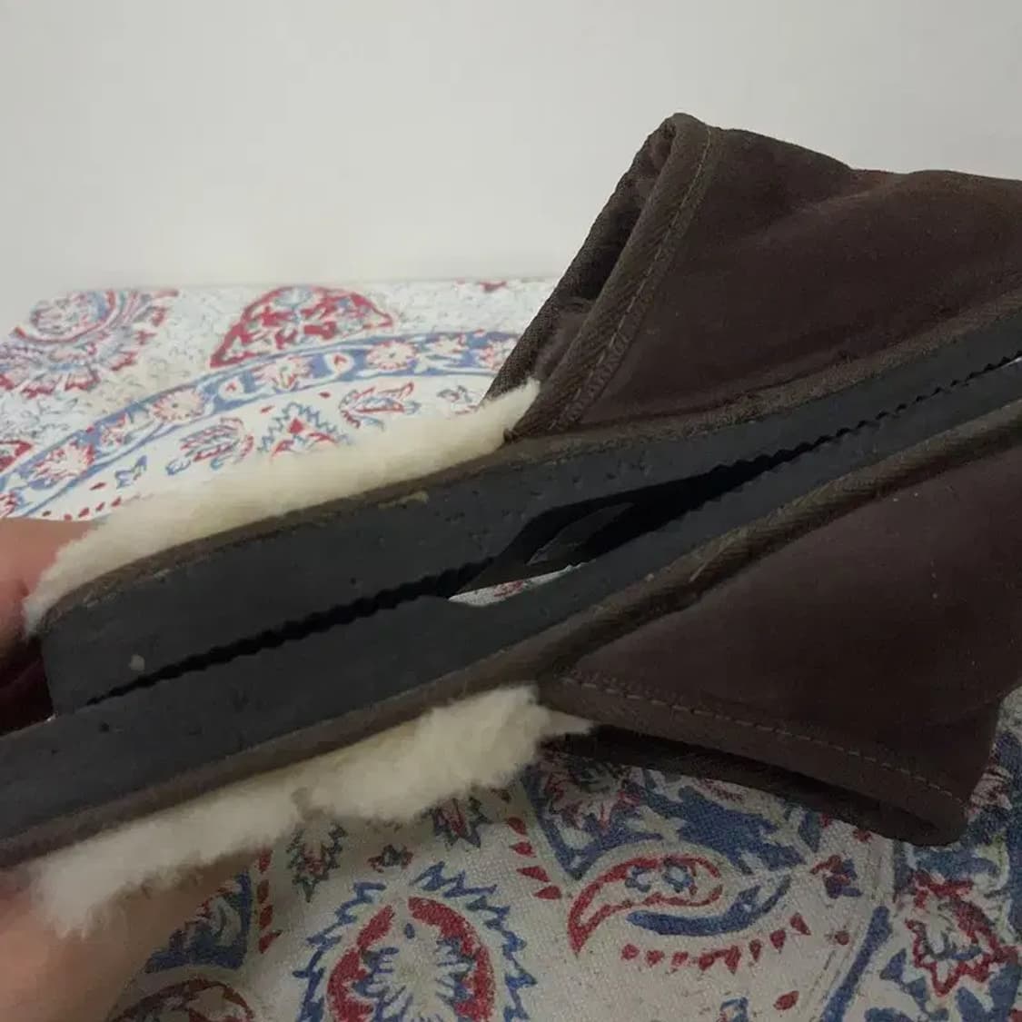 호주 어그 뮬 슬리퍼 다크브라운 털신발 MEN 7 E00258 상품이미지6