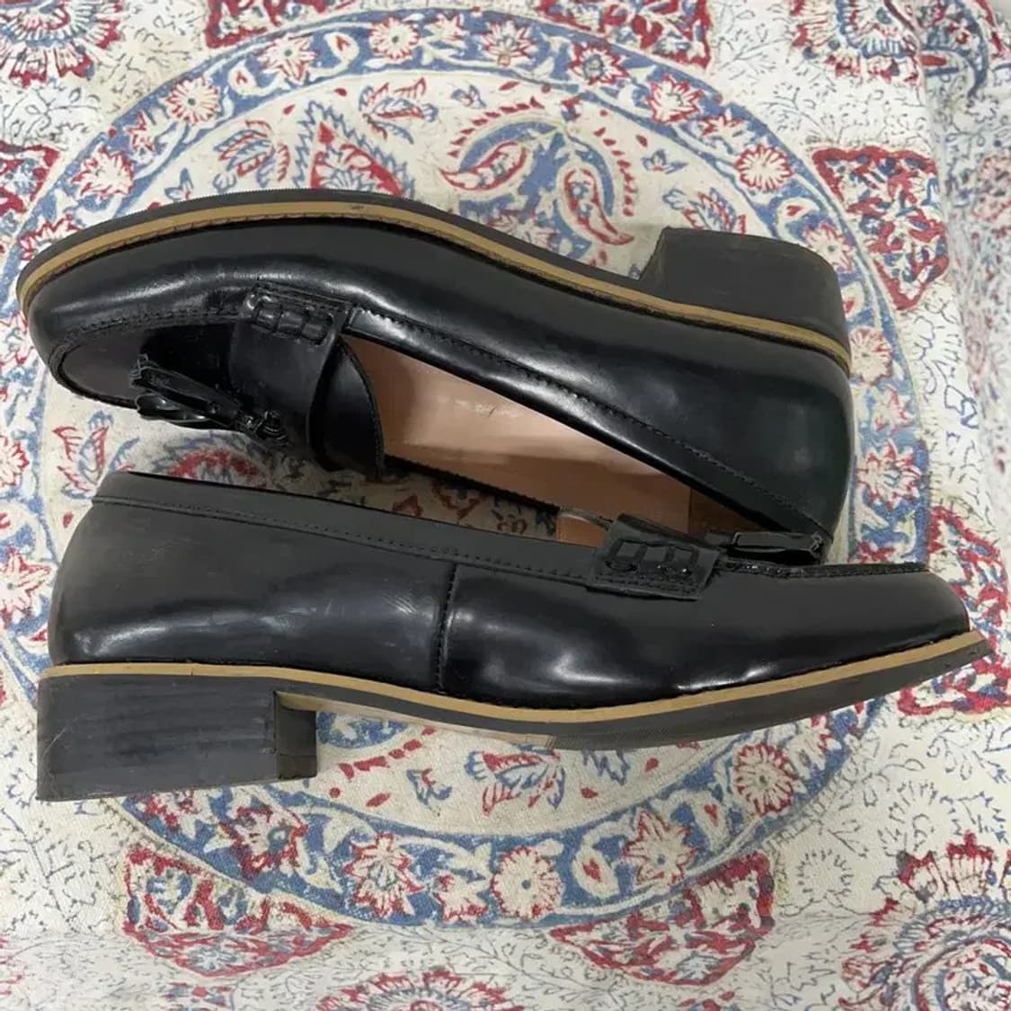 엘칸토 블랙 테슬 로퍼 정장 구두 250 E00276 상품이미지3