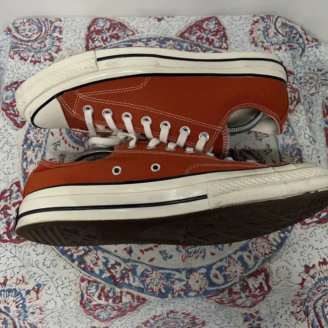 컨버스 척테일러 척70 로우 오렌지 스니커즈 290 E00256 상품이미지3