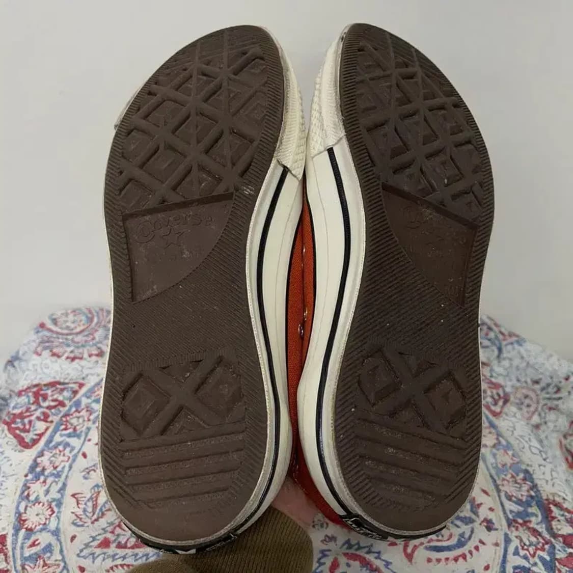 컨버스 척테일러 척70 로우 오렌지 스니커즈 290 E00256 상품이미지4