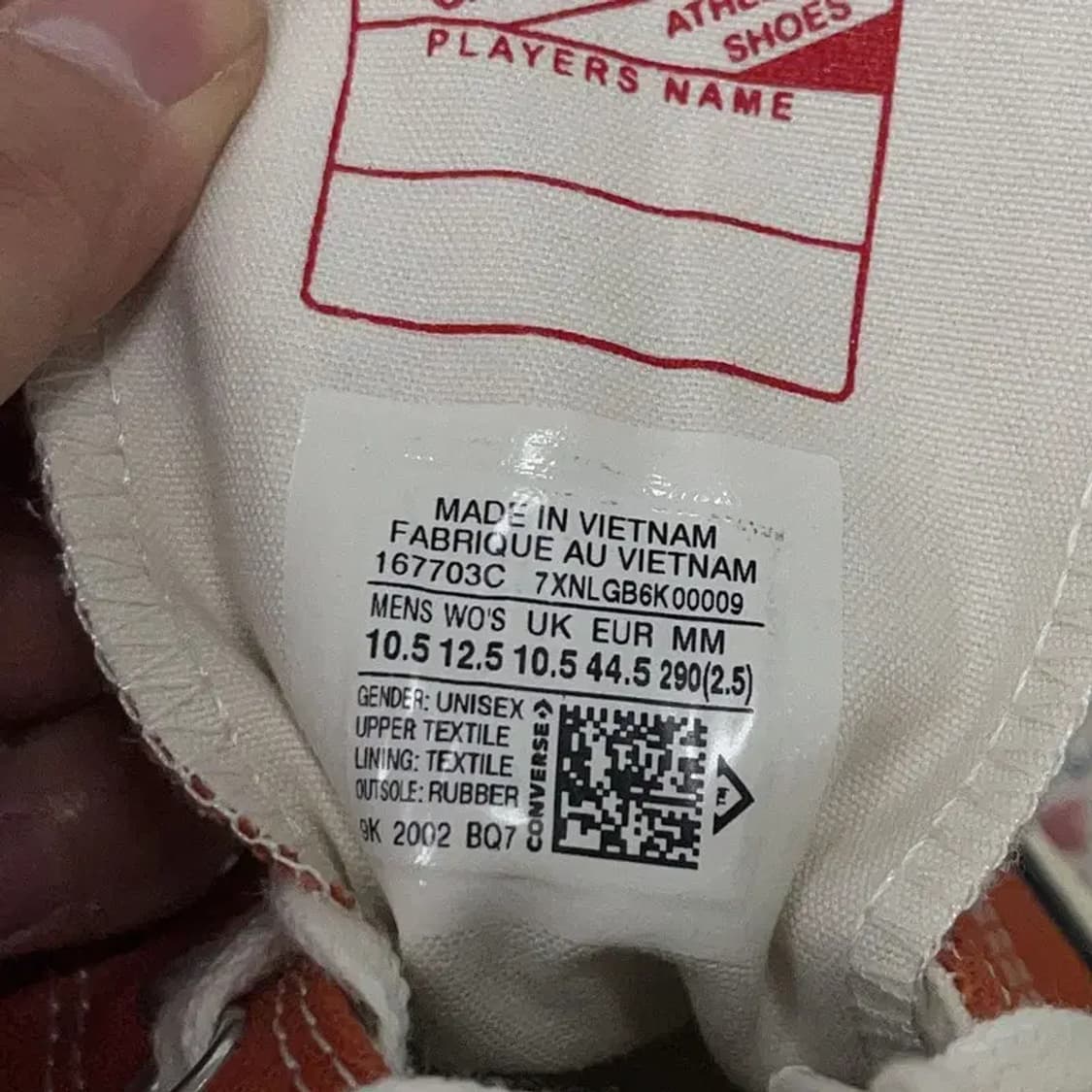 컨버스 척테일러 척70 로우 오렌지 스니커즈 290 E00256 상품이미지5