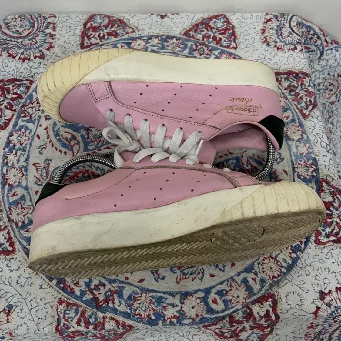 아디다스 에버린 스니커즈 핑크 신발 220 E00257 상품이미지3