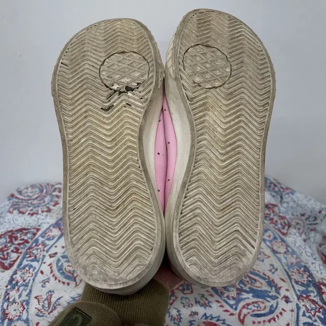 아디다스 에버린 스니커즈 핑크 신발 220 E00257 상품이미지4