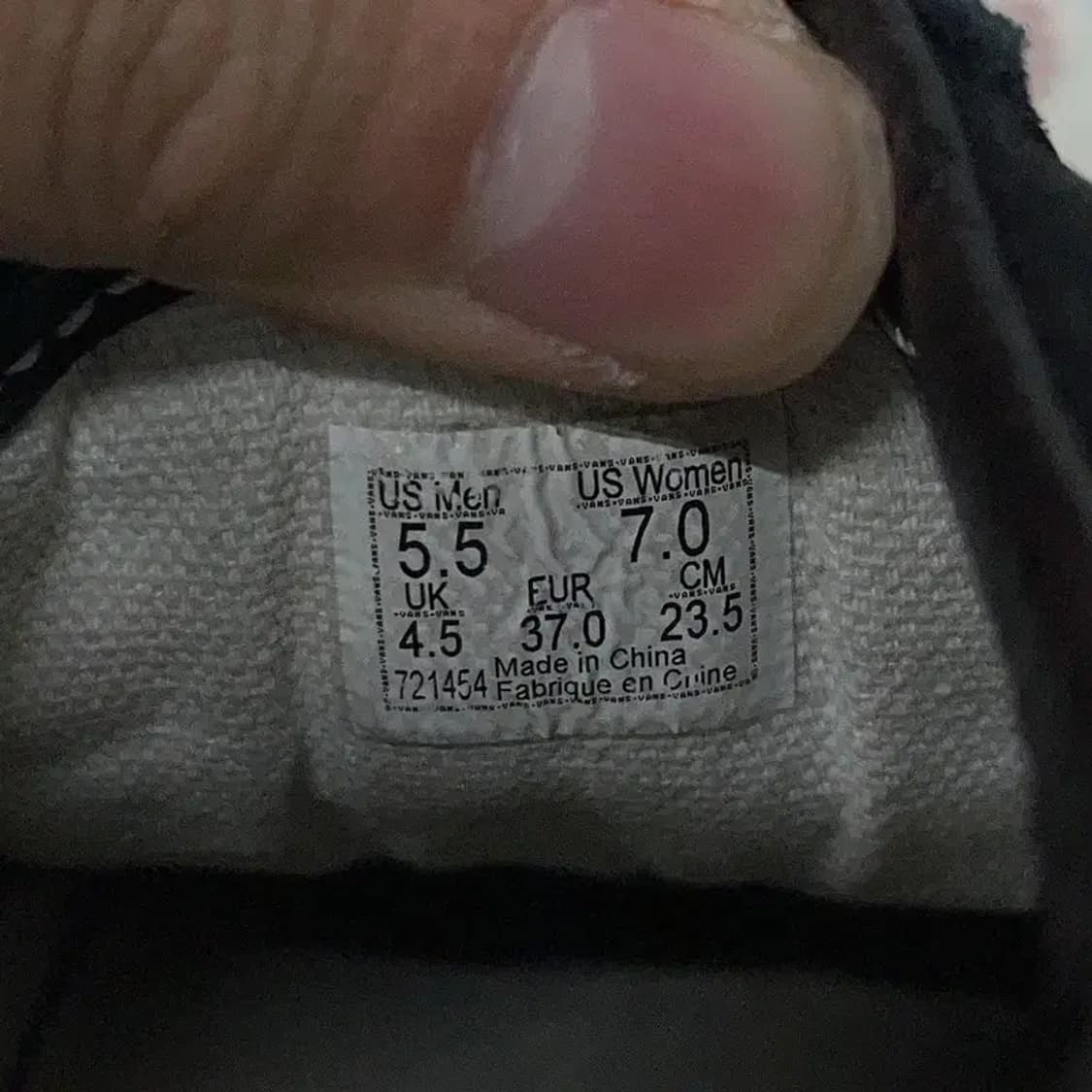 반스 올드스쿨 블랙 스니커즈 신발 235 E00260 상품이미지5