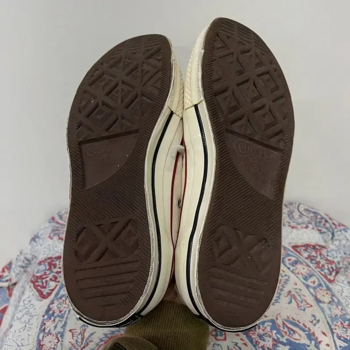 컨버스 척 70 OX 화이트 로우 스니커즈 280 E00262 상품이미지4