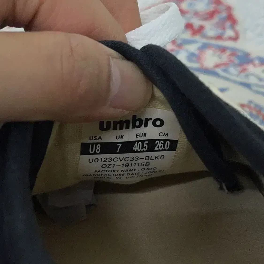 엄브로 페리 스니커즈 신발 260 E00263 상품이미지5