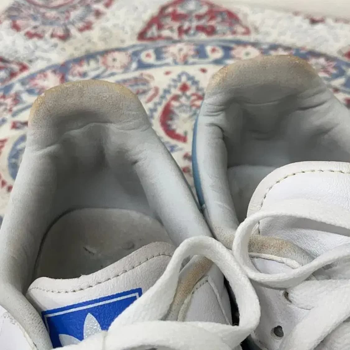 아디다스 삼바 OG 코어 화이트 헤일로 블루 스니커즈 250 E00277 상품이미지6