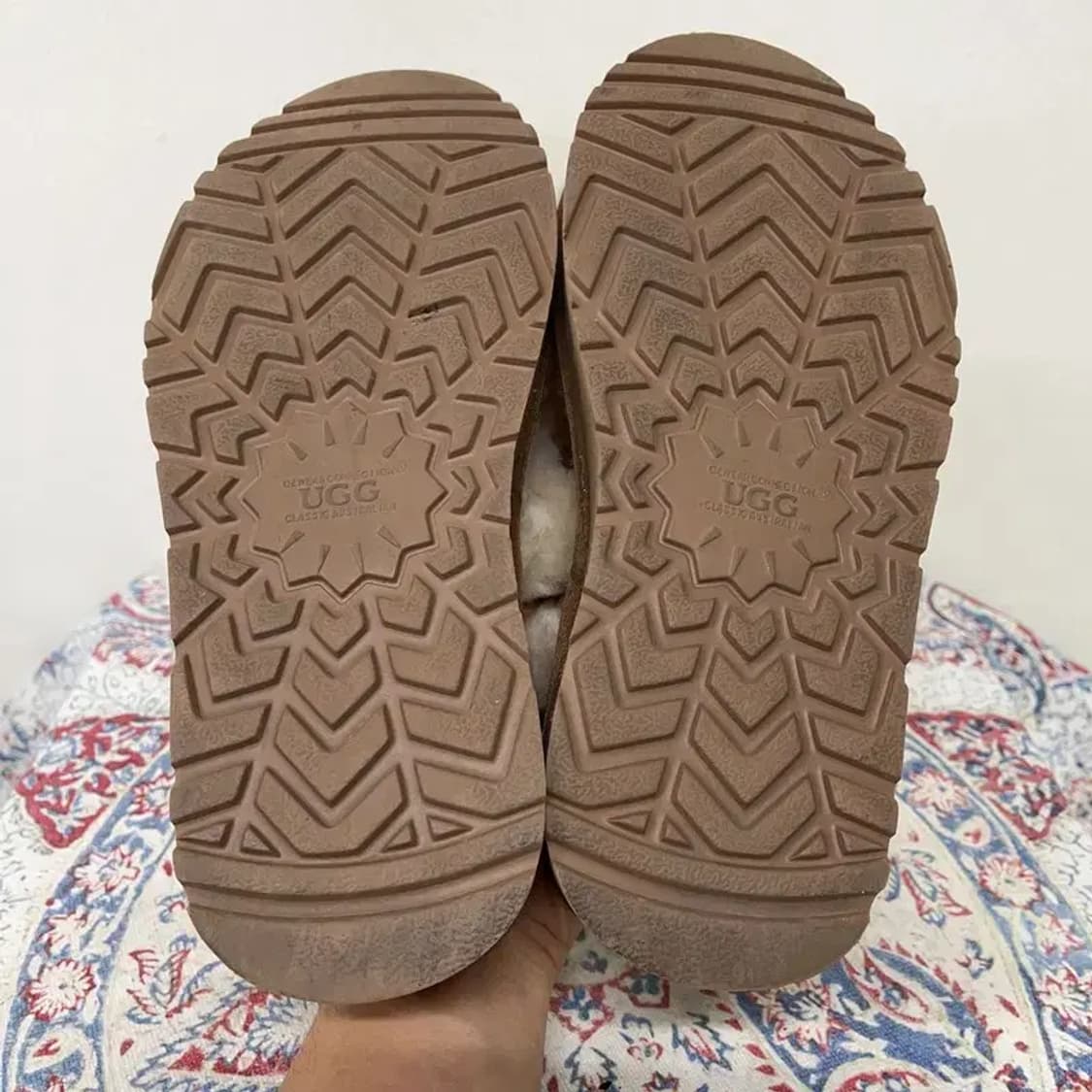 어그 UGG 스트랩 플랫폼 슬리퍼 245 E00281 상품이미지4