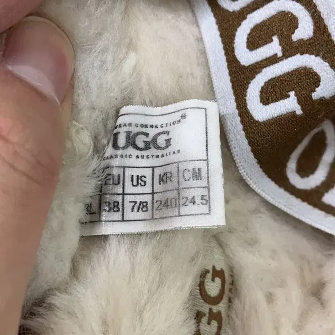 어그 UGG 스트랩 플랫폼 슬리퍼 245 E00281 상품이미지5