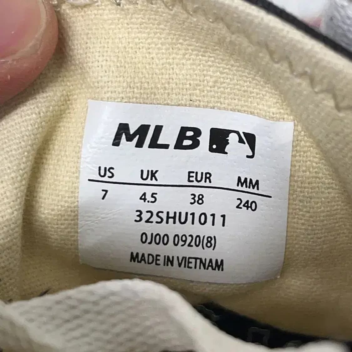 MLB 청키 하이 뉴욕양키스 스니커즈 운동화 240 E00291 상품이미지5