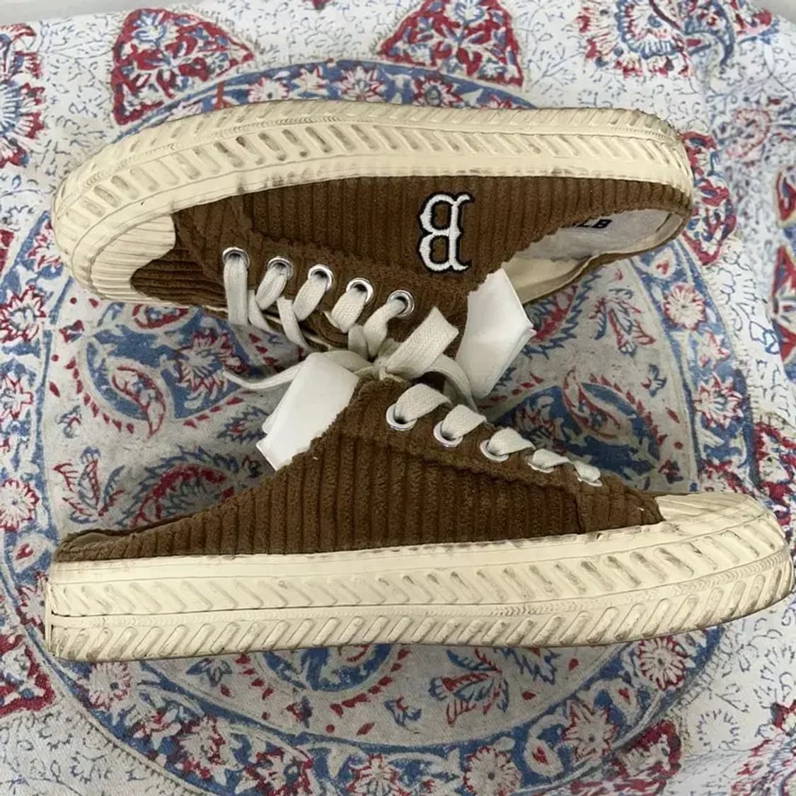 MLB 플레이볼 코듀로이 뮬 슬립온 240 E00297 상품이미지3