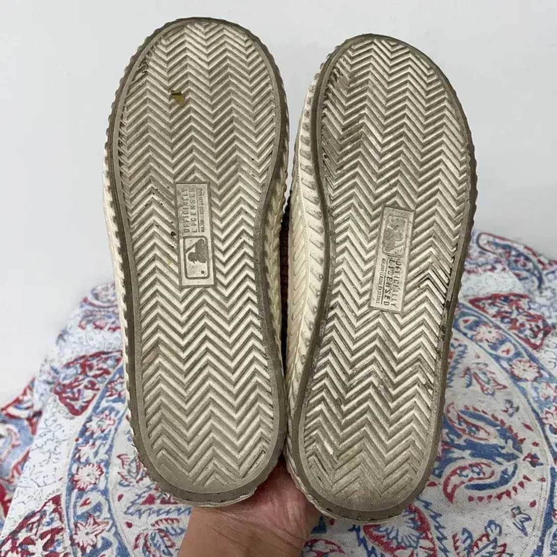 MLB 플레이볼 코듀로이 뮬 슬립온 240 E00297 상품이미지4