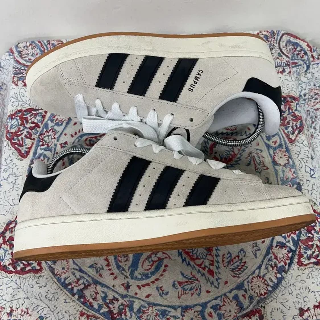 아디다스 캠퍼스 00s 크리스탈 화이트 블랙 스니커즈 275 E00311 상품이미지3