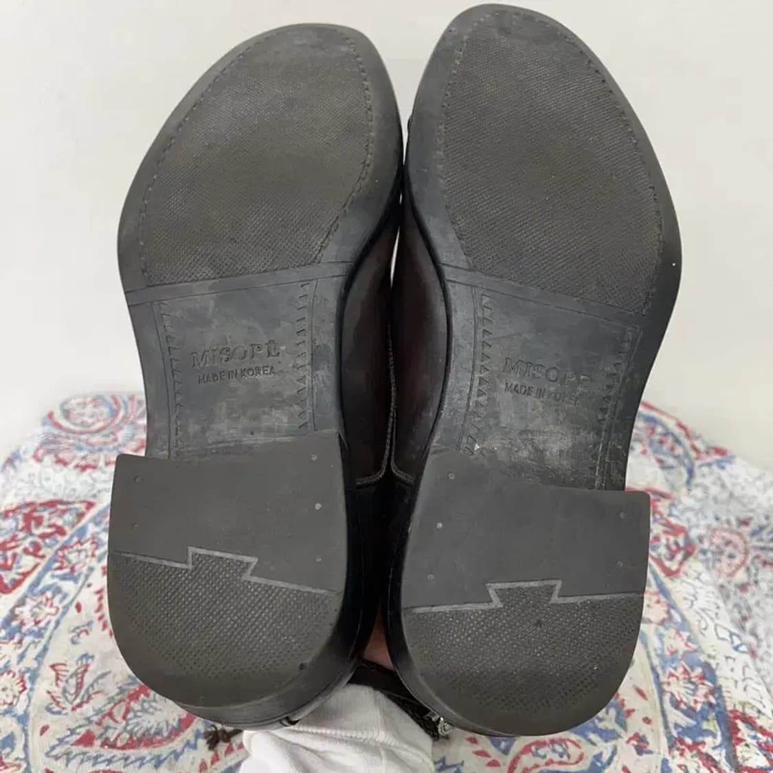 미소페 MISOPE 브라운 로퍼 남자 정장 구두 250 E00318 상품이미지4