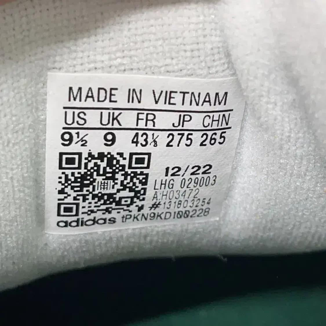 아디다스 캠퍼스 00s 그린 스니커즈 신발 275 E00312 상품이미지5