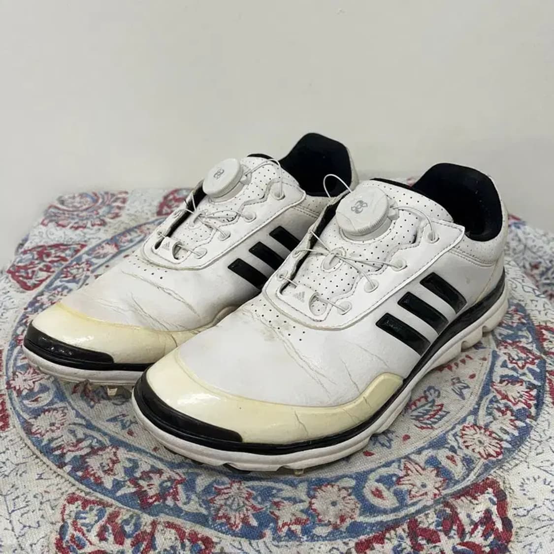 아디다스 우먼스 화이트 보아캡 골프화 운동화 230 E00317 상품이미지1